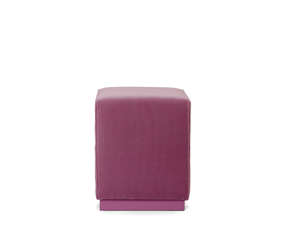 Post-Modern Chamois Stool by Munna For Sale