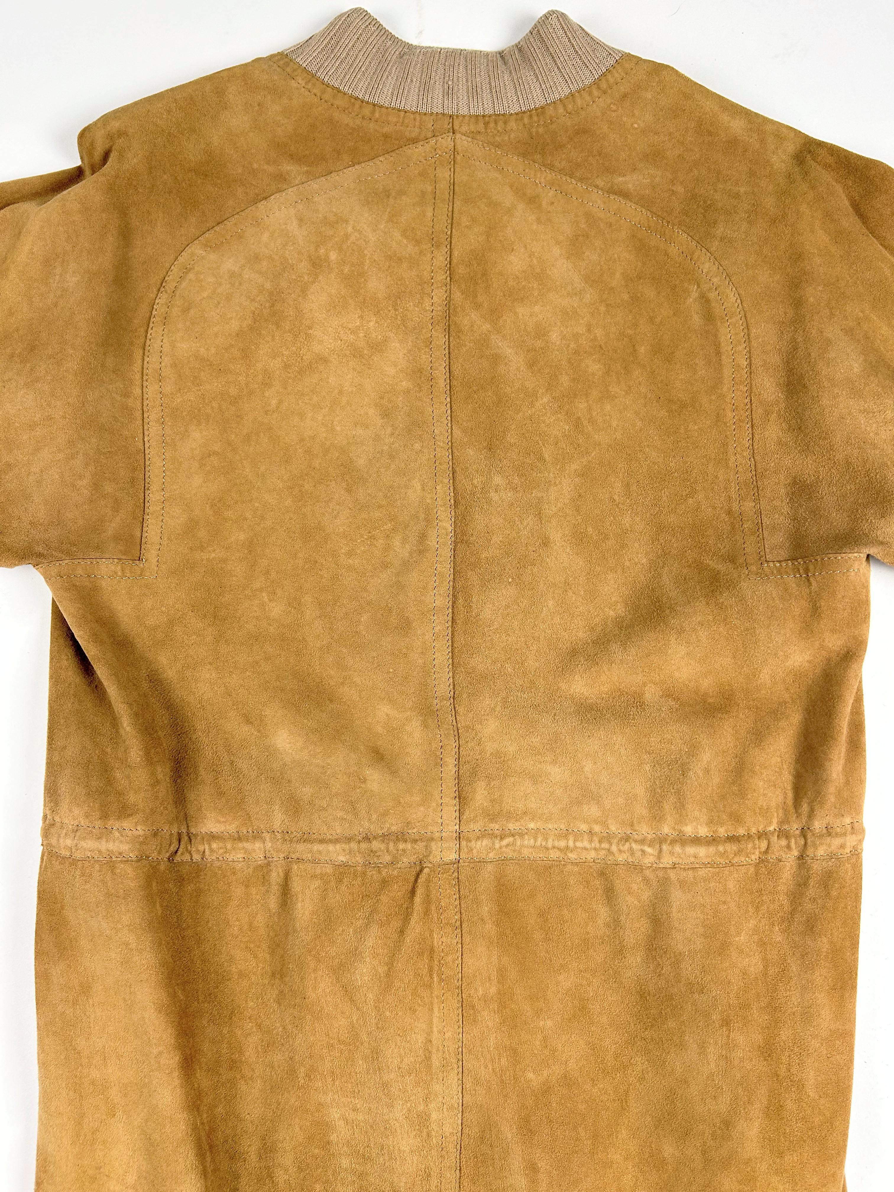 Women's Chamois suede dress by Emanuel Ungaro Parallèle - France Circa 1982 For Sale