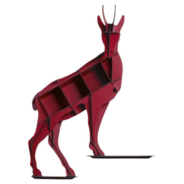 Chamois Wall Shelf - Red HORACE  For Sale