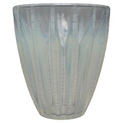 Vintage Chamonix an Art Deco Opalescent Glass Vase by René Lalique