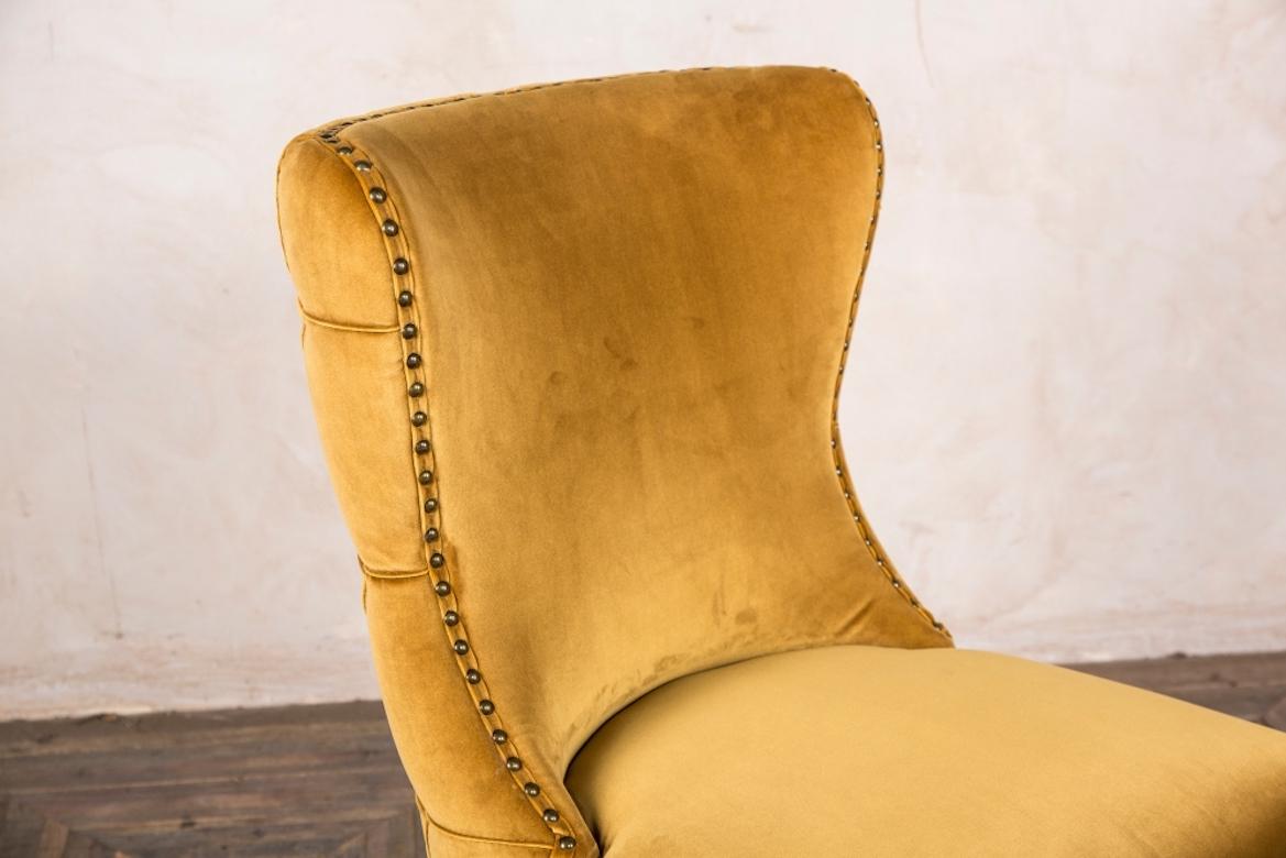 Chamonix Velvet Side Chair Range, 20th Century For Sale 10