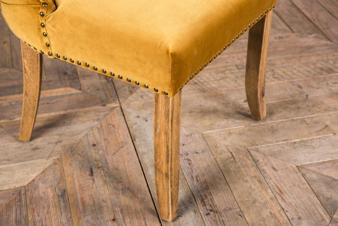 Chamonix Velvet Side Chair Range, 20th Century For Sale 11