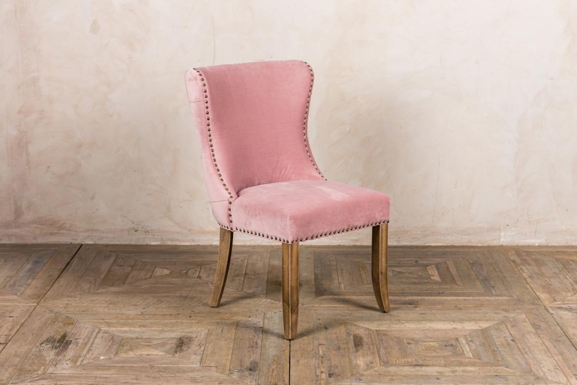 Chamonix Velvet Side Chair Range, 20th Century For Sale 12