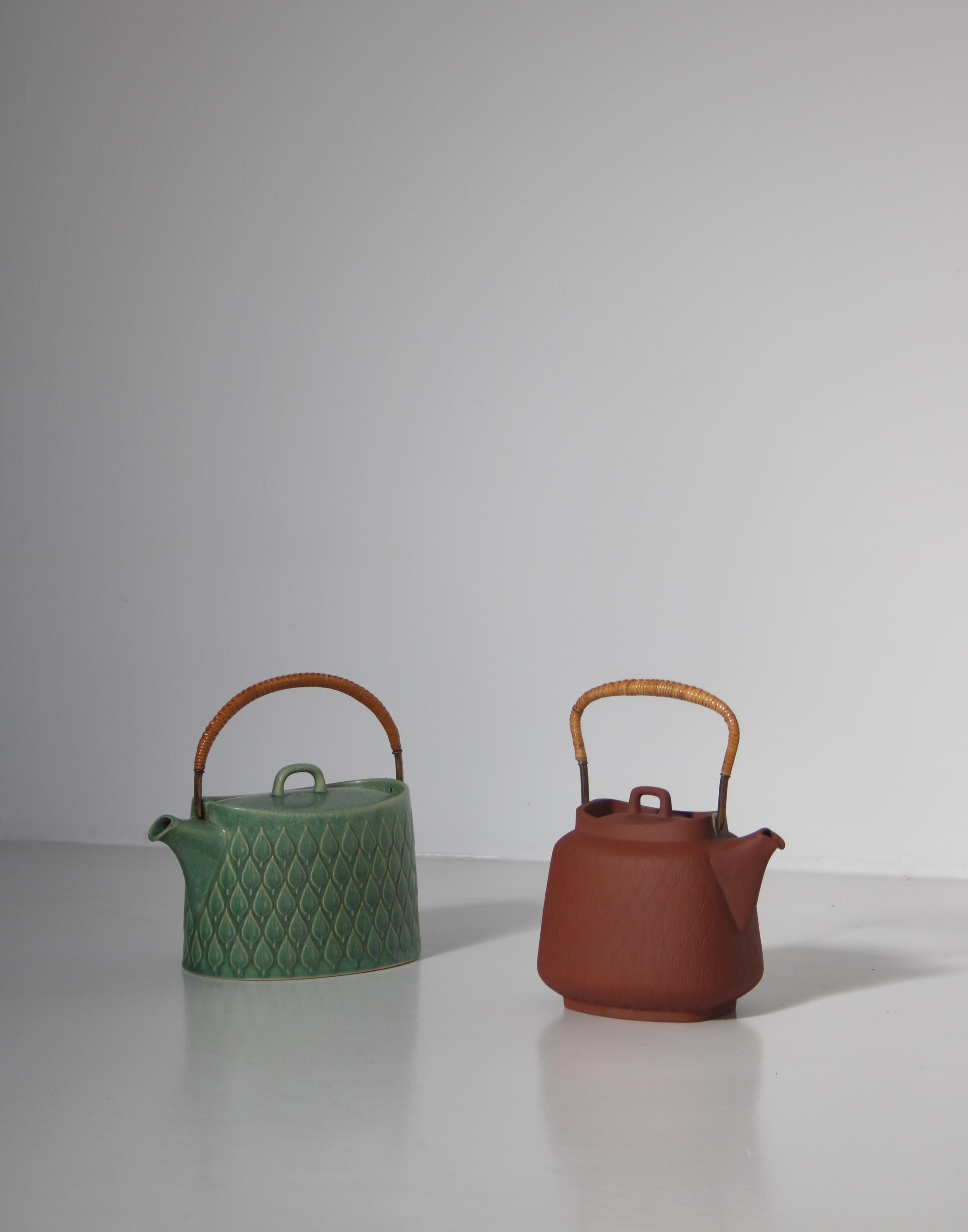 Chamotte Teapot by J.H. Quistgaard for Palshus Ceramics, Denmark, 1950s 5