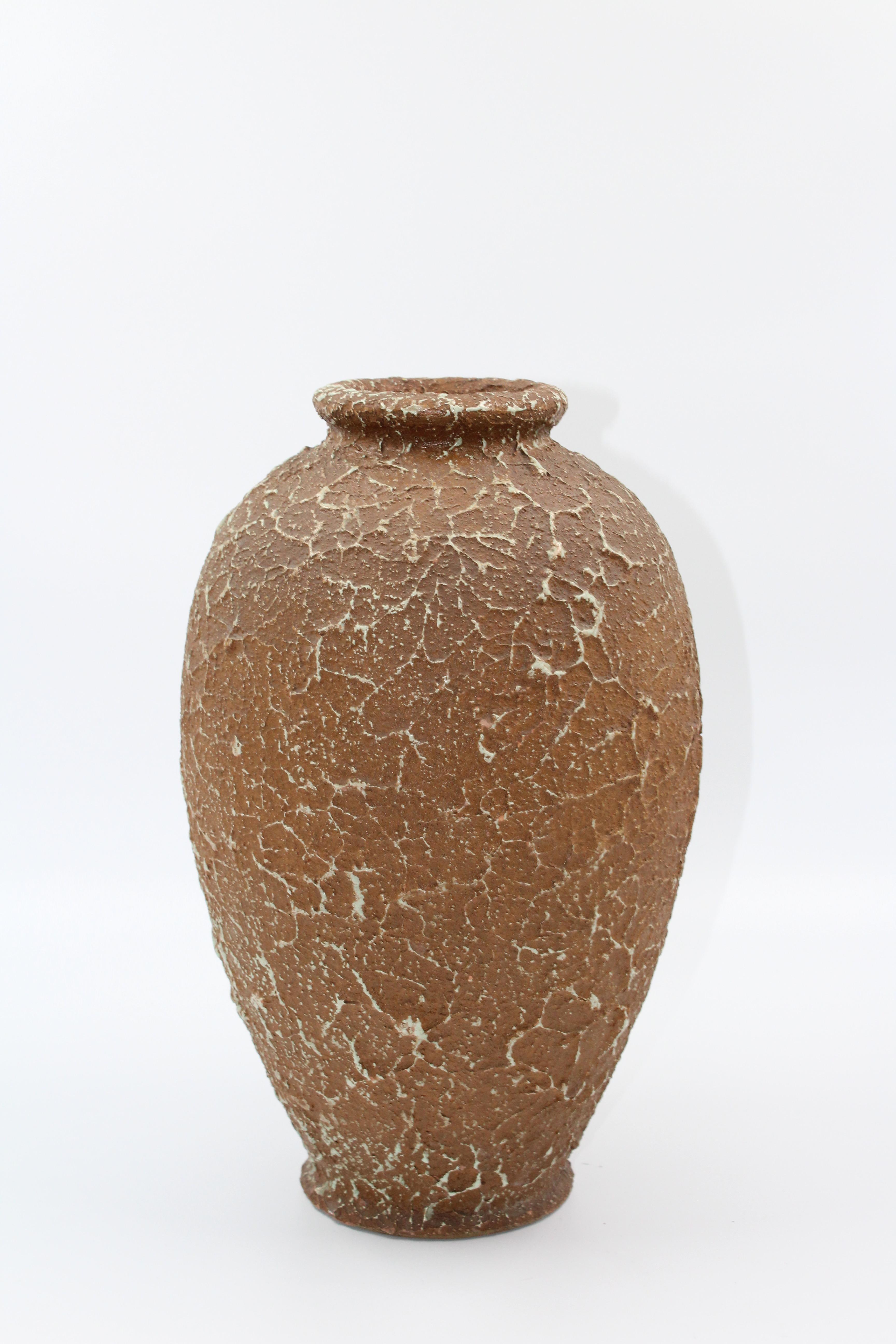 Scandinavian Modern Chamotte Vase by Andersson & Johansson Höganäs, Early 1900s For Sale