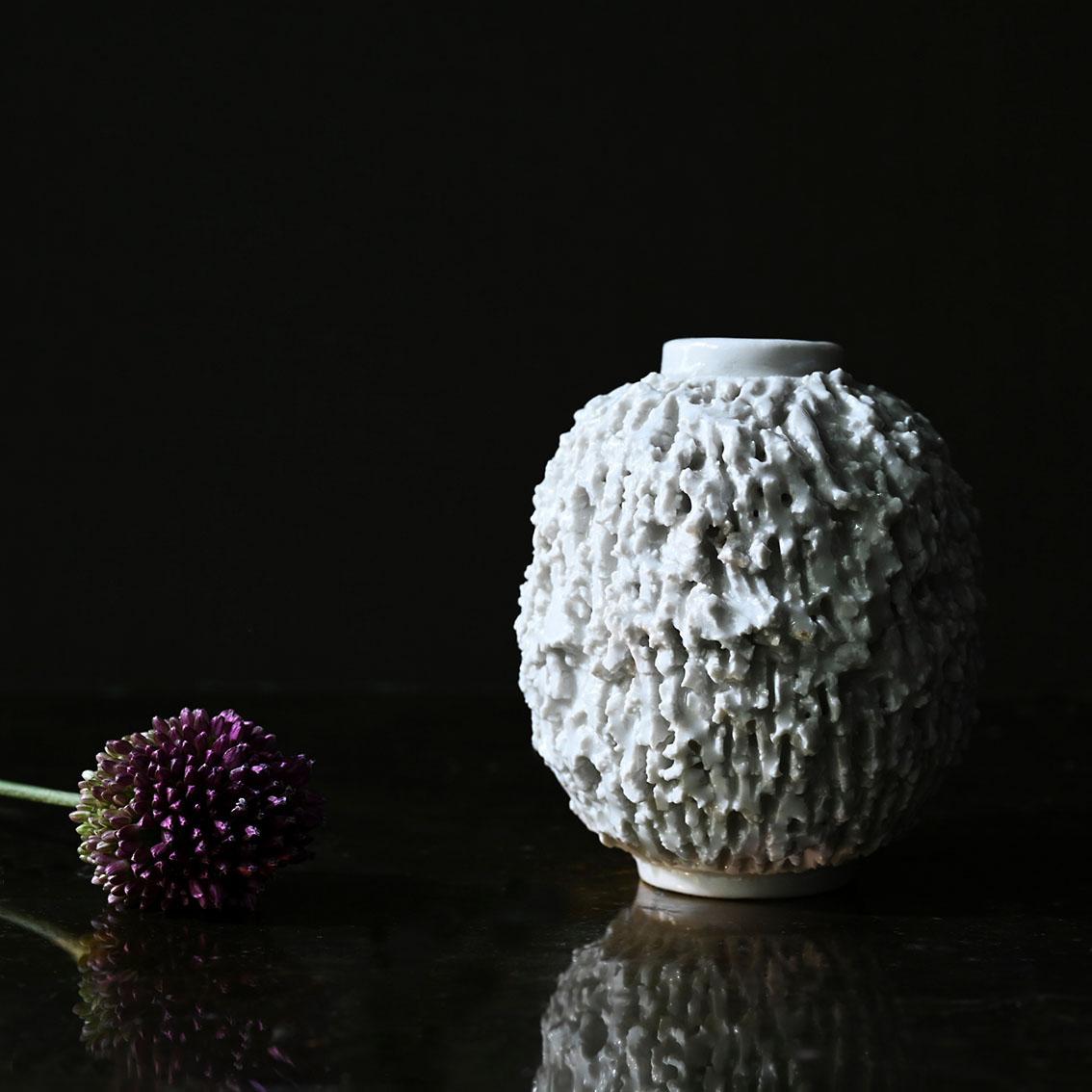 Vase 'Chamotte' aus Keramik von Gunnar Nylund im Zustand „Gut“ im Angebot in Berlin, BE