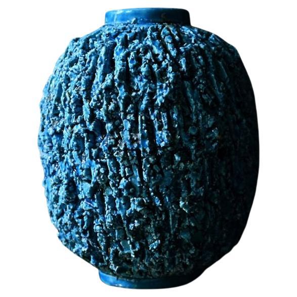 ‘Chamotte’ Vase in Ceramic by Gunnar Nylund For Sale