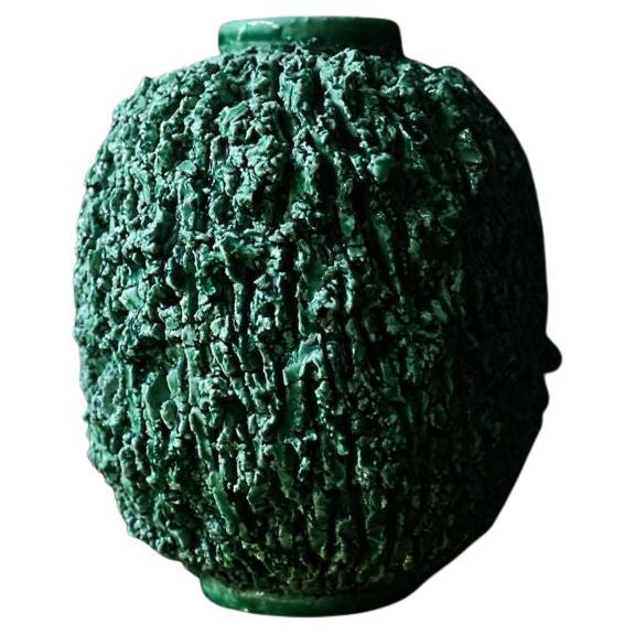 Chamotte-Vase aus Keramik von Gunnar Nylund im Angebot