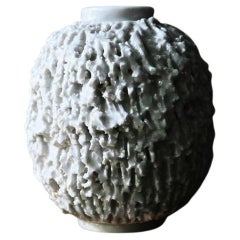 Vase 'Chamotte' aus Keramik von Gunnar Nylund