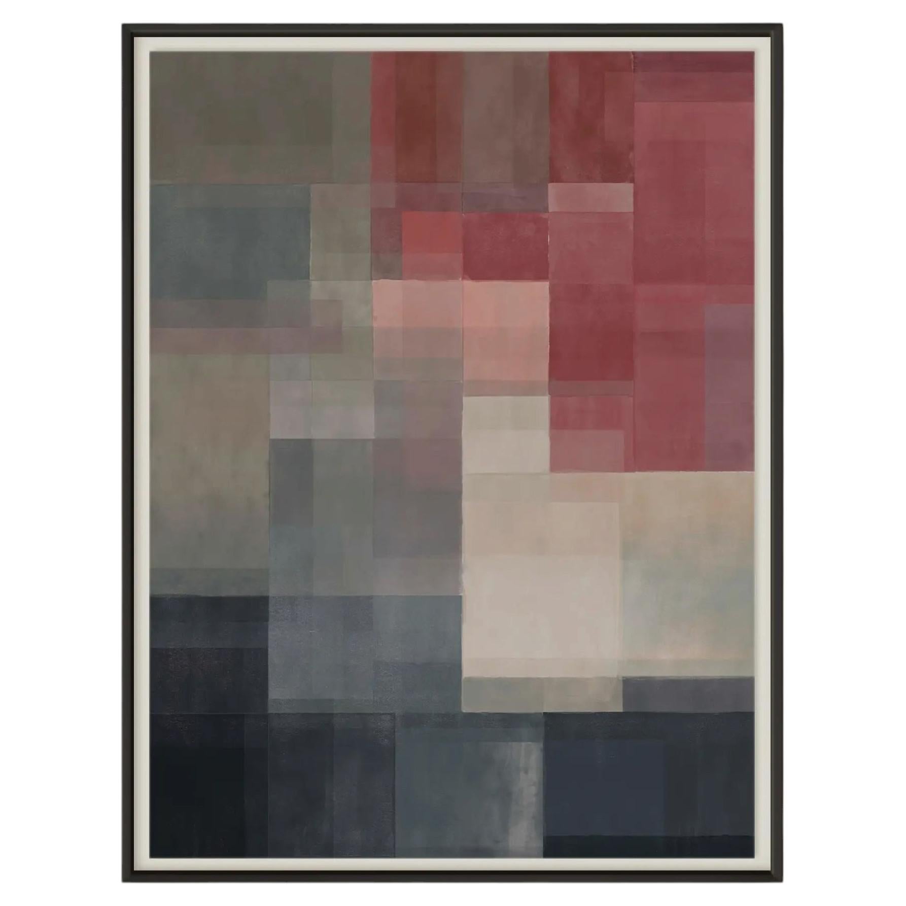 „Champ De Couleur“ – Signiertes Kunstwerk in limitierter Auflage von Christiane Lemieux – 42"x56"