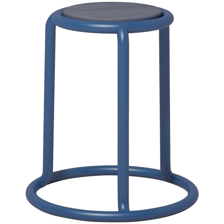 Champ Stool in Blue by Visibility For Sale at 1stDibs