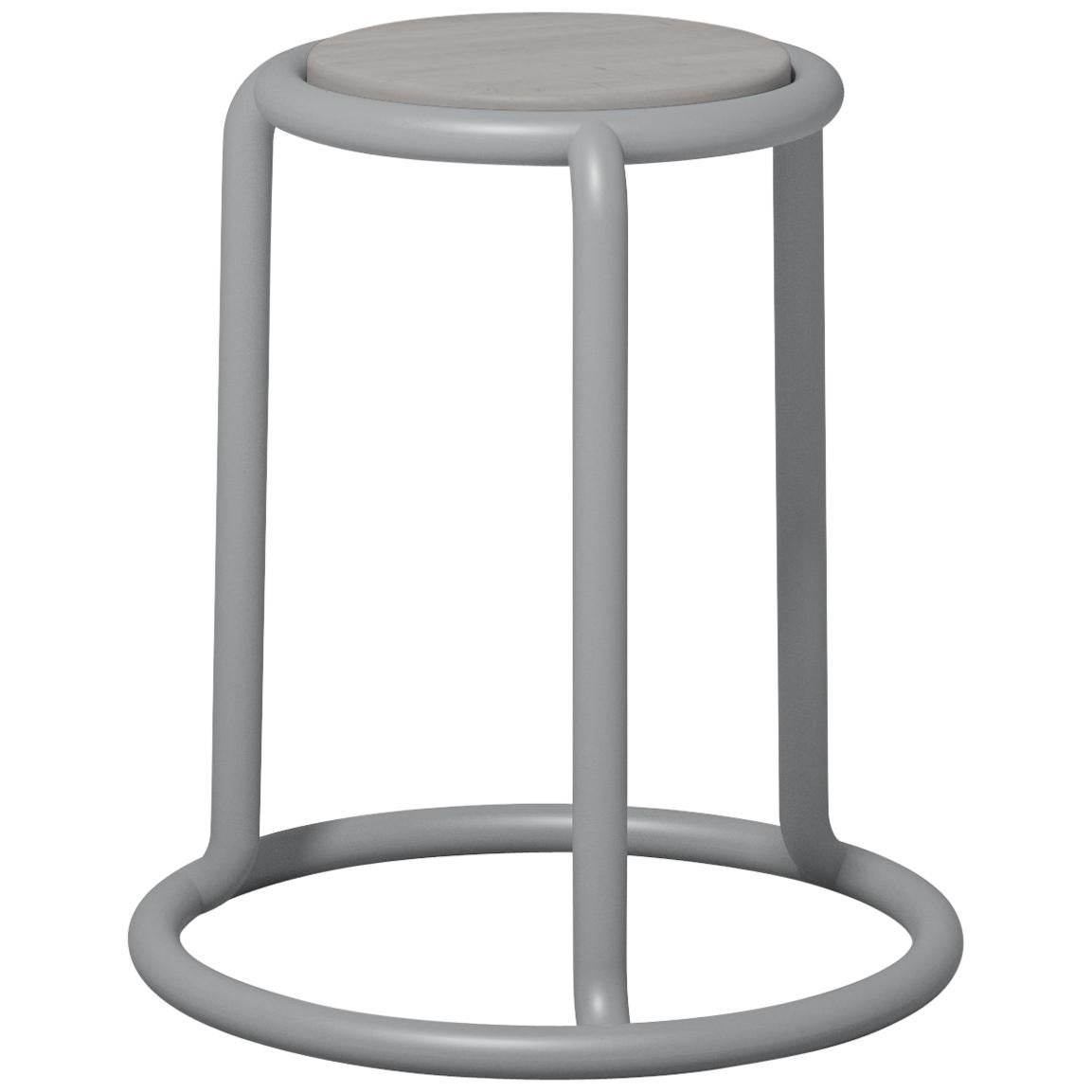 Champ Stool in Grey by Visibility For Sale