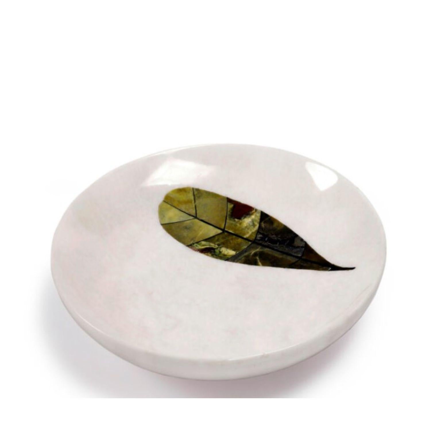 Champa center piece by Studio Lel
Dimensions: D41 x W41 x H7.6 cm
Materials: Serpentine, Marble

These are handmade from semiprecious stone and marble in a small artisanal workshop. Please note that variations and slight imperfections are part