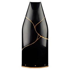 Copribottiglia per champagne, Kintsugi,  Regalo aziendale di lusso, personalizzato, argento