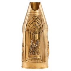Funda para Botella de Champán, Regalo de Lujo, Plata Pura, Puerta del Paraíso, Italia, 2022
