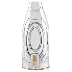 Champagne Bottle Cover, SPACE, Luxory Gift Idea, Pure Silver, Hand Made, 2024