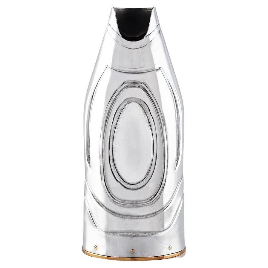Champagne Bottle Cover, Spazio, Luxury Gift, Hand Made in Italy, Silver, 2024