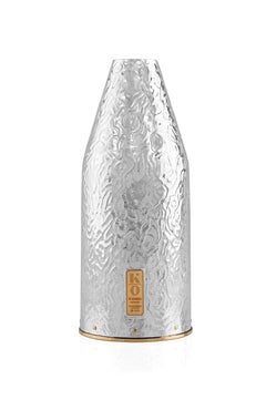 Champagne Bottle Cover, Helm, Luxory Personalized Yacht accesories, Silver