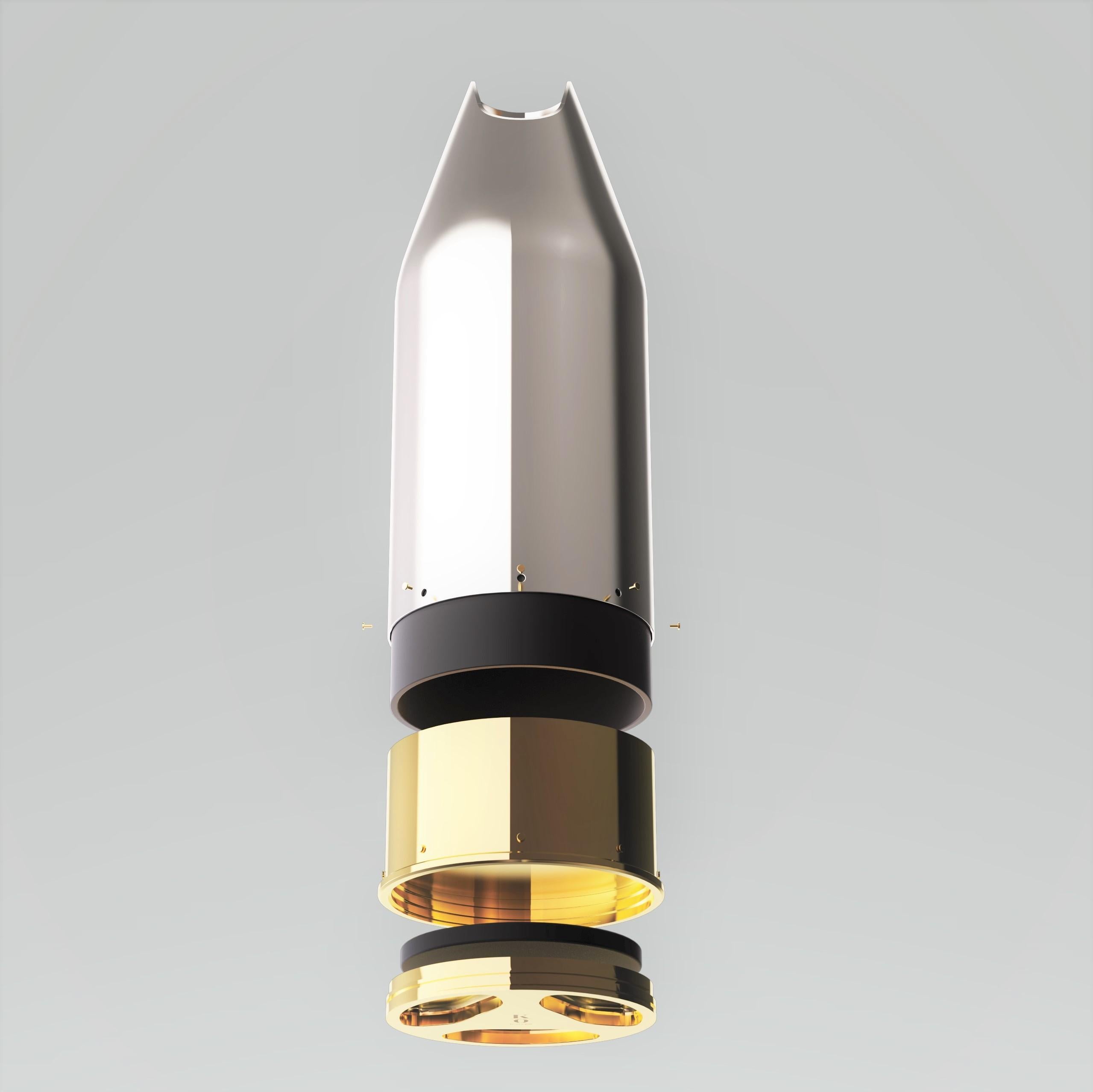 Couvre-bouteille de bouteille de champagne, casque, siver massif, 2024, Italie en vente 6