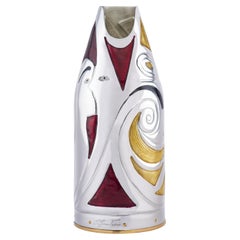 Champagne Bottle Cover, Pure Solid Silver, Works of Art, Hand Made, Italy, 2024