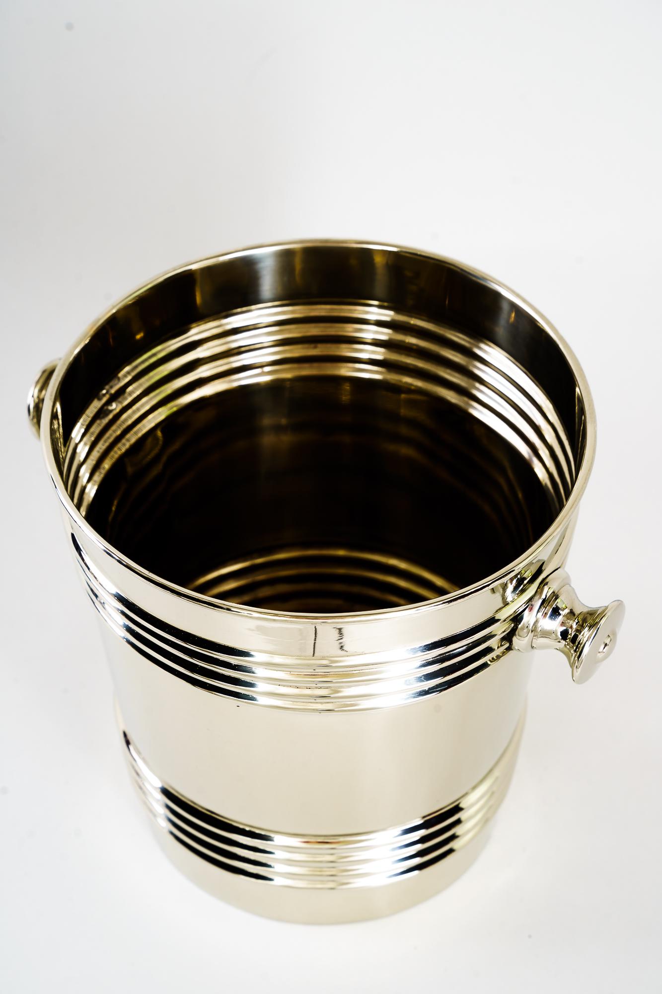 Art Deco Champagne Bucket Alpaca Around, 1920s For Sale