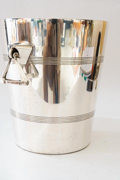 Champagner Eimer Alpaka versilbert um, 1920er Jahre