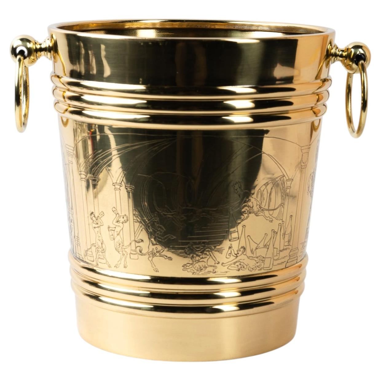 Champagne bucket around 1920s ( Devil motivs )