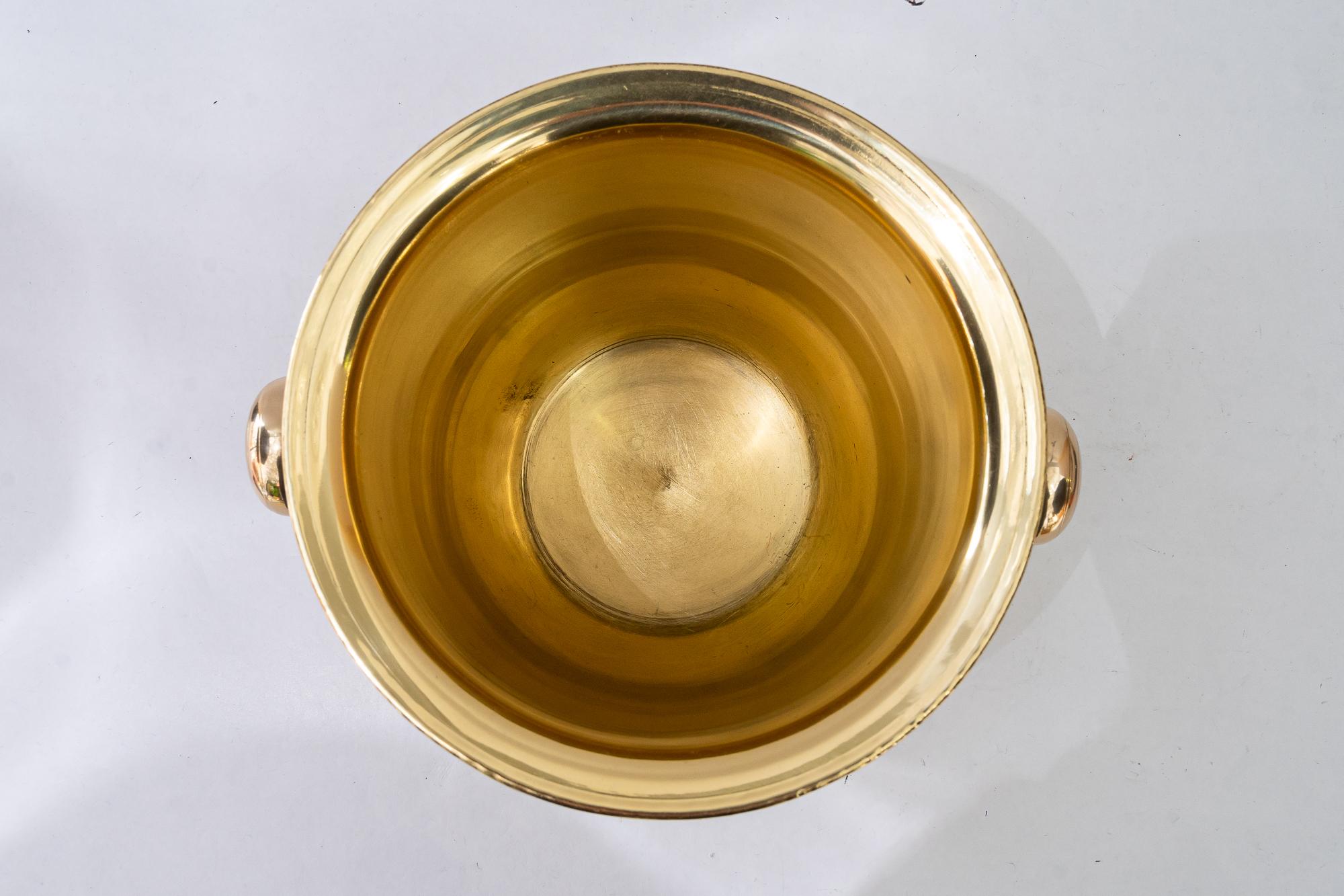 Cubo de champán hacia 1920 Art Decó en venta
