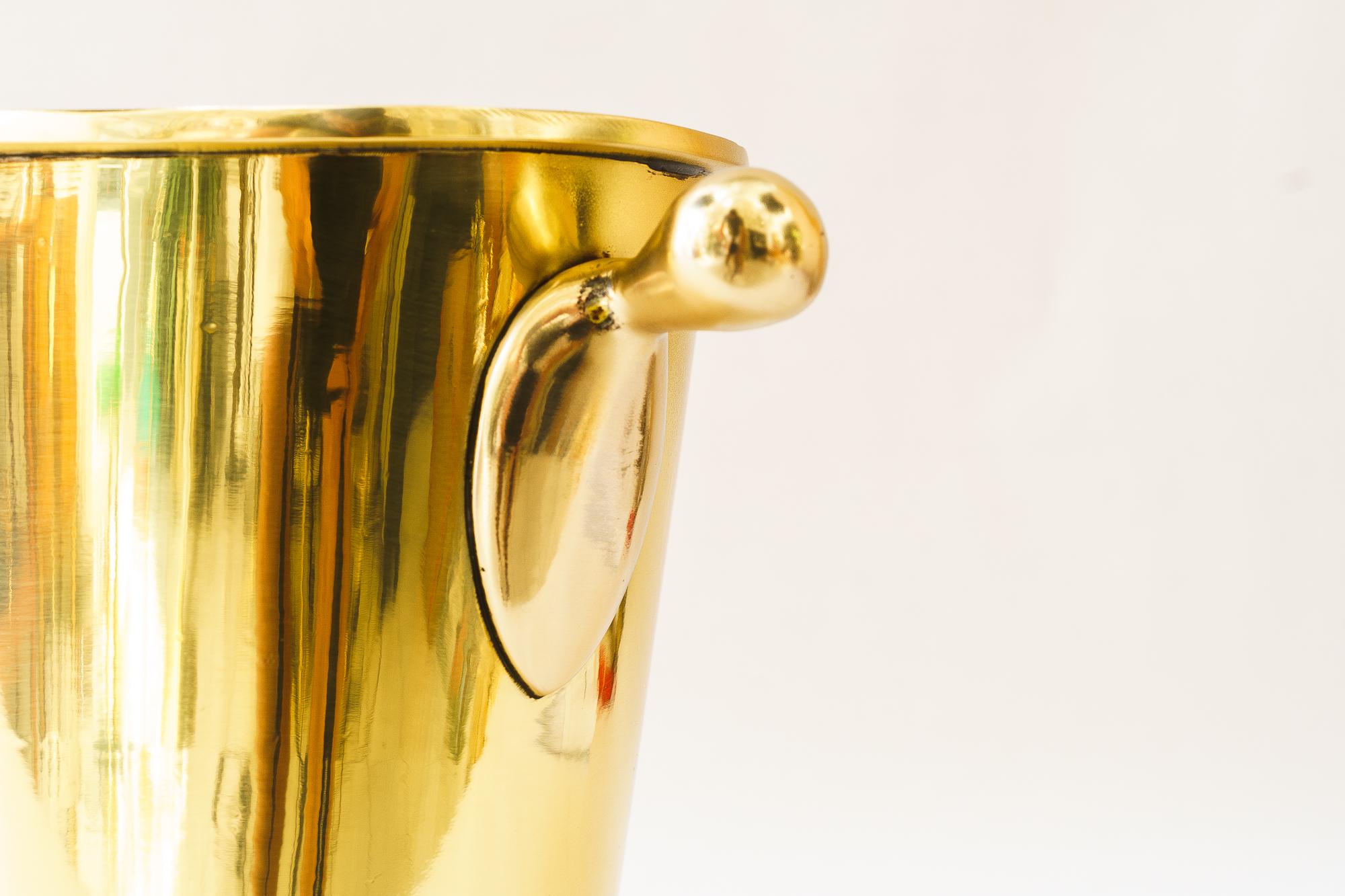 Brass Champagne Bucket around, 1930s For Sale