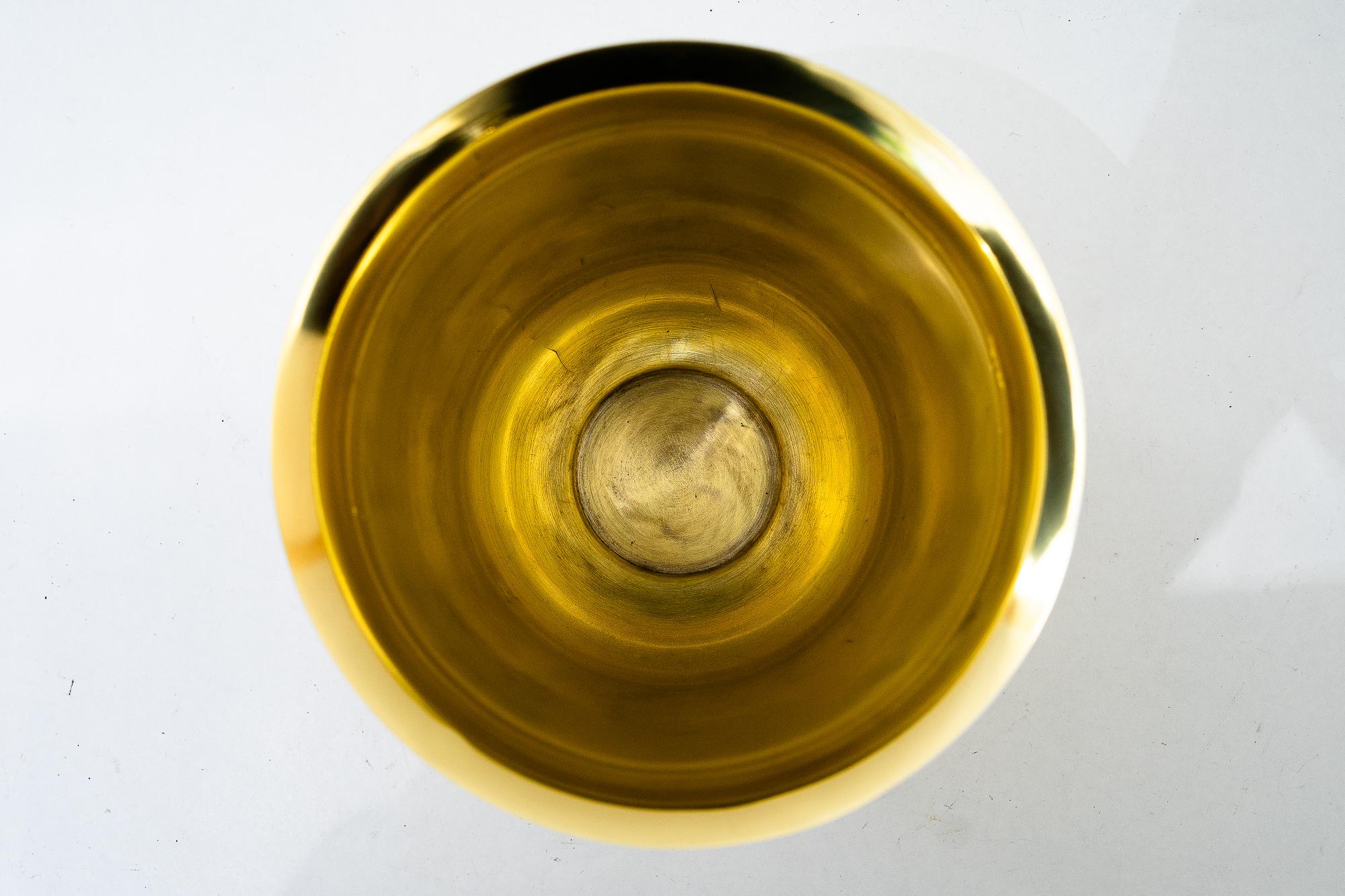 Champagne Bucket brass around, 1960s For Sale 2