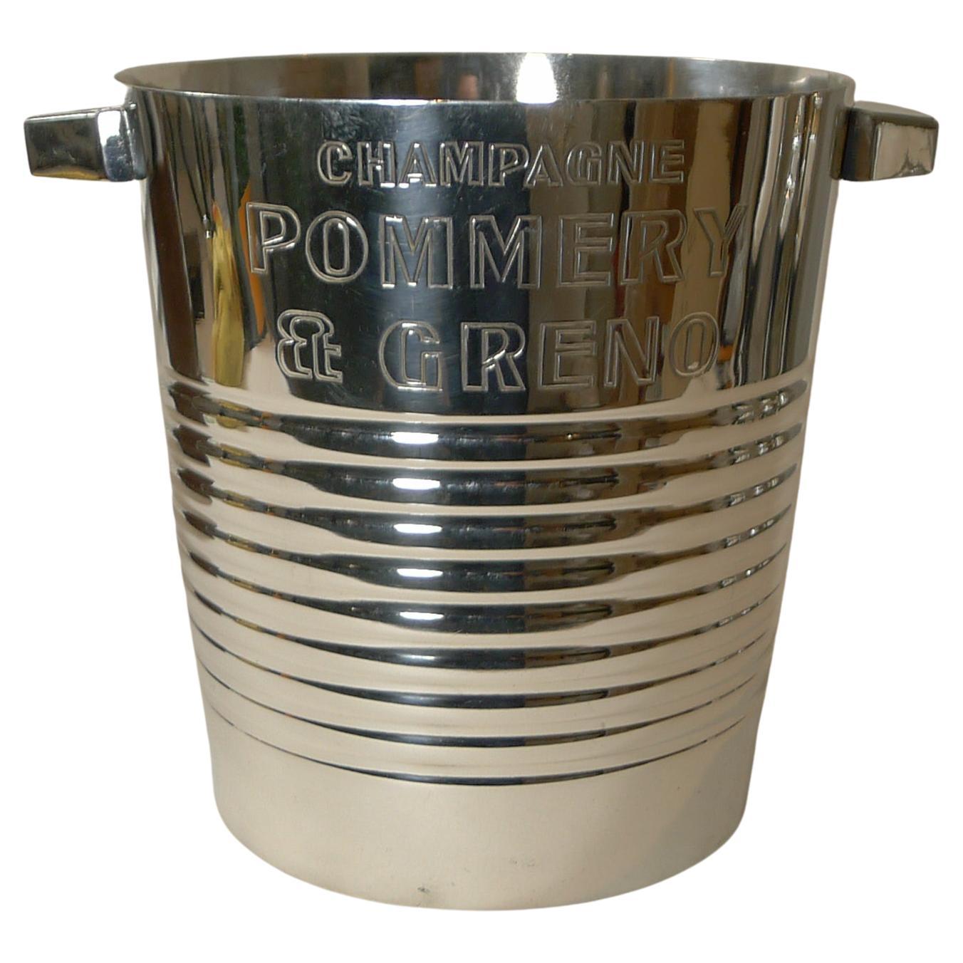 Champagne Bucket by Christofle, Paris for Pommery & Greno, c.1940