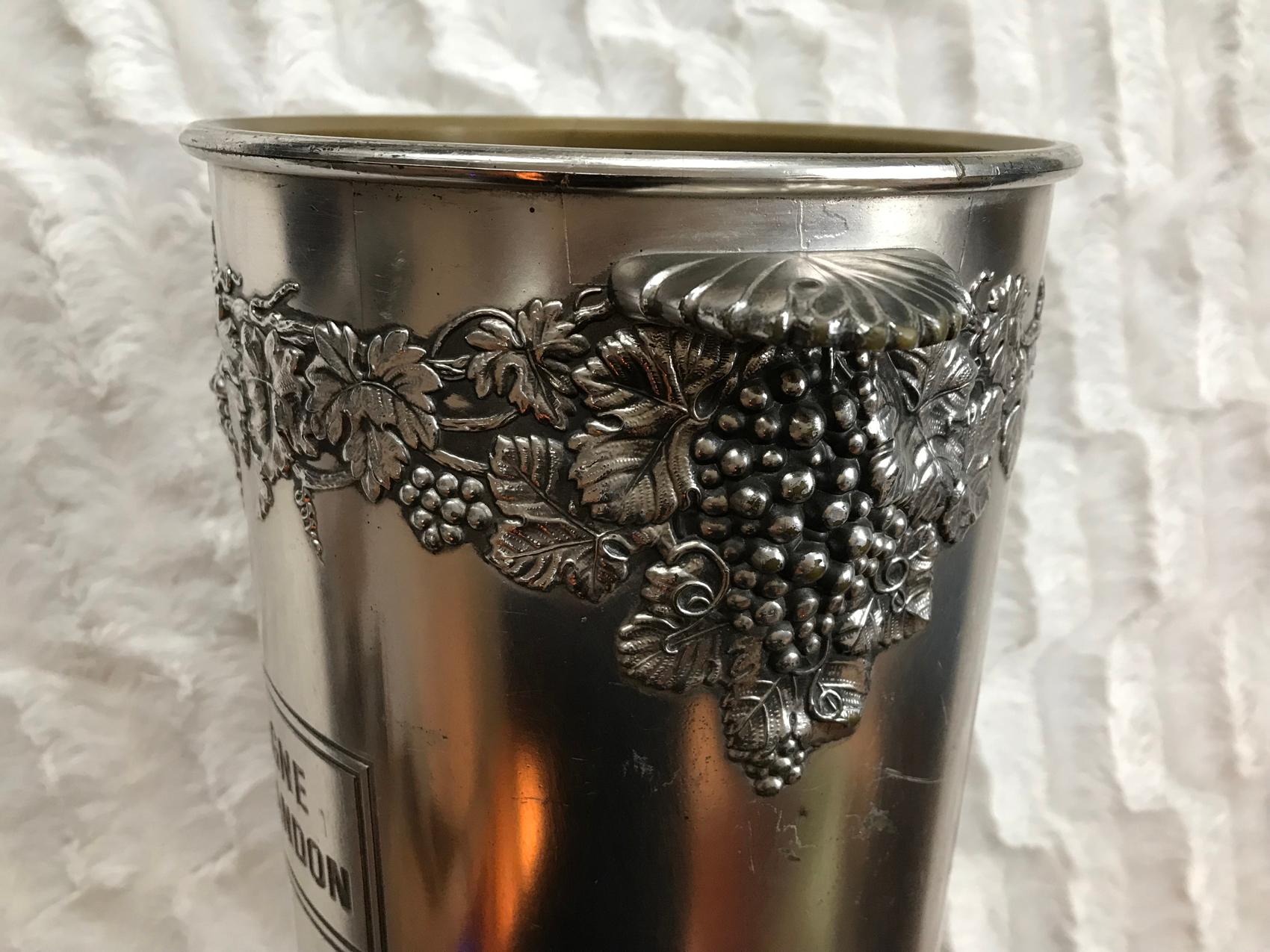 Modern Champagne Bucket Cooler by Moet & Chandon, France