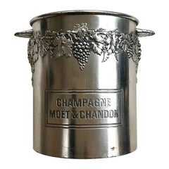 Vintage Champagne Bucket Cooler by Moet & Chandon, France