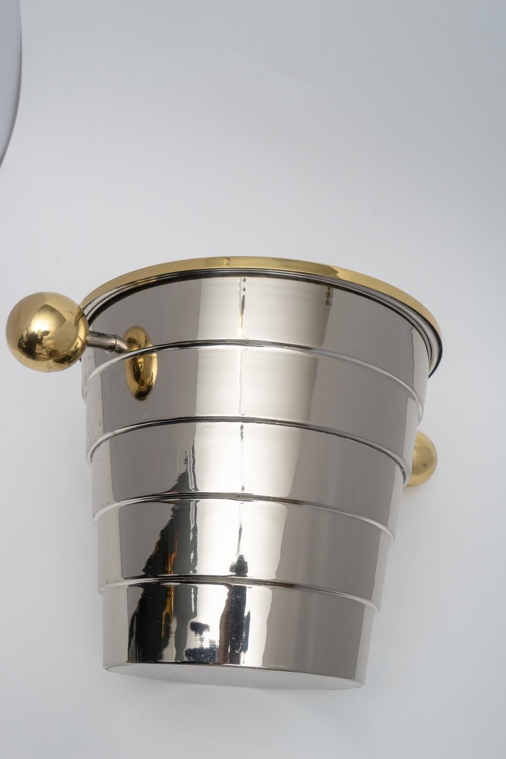 Brass Champagne Bucket by Larry Laslo 