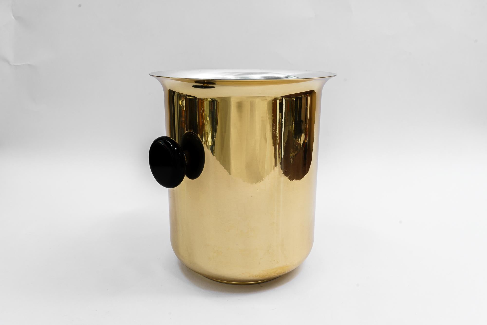 Champagne Bucket germany around 1950s
Polished and stove enameled

