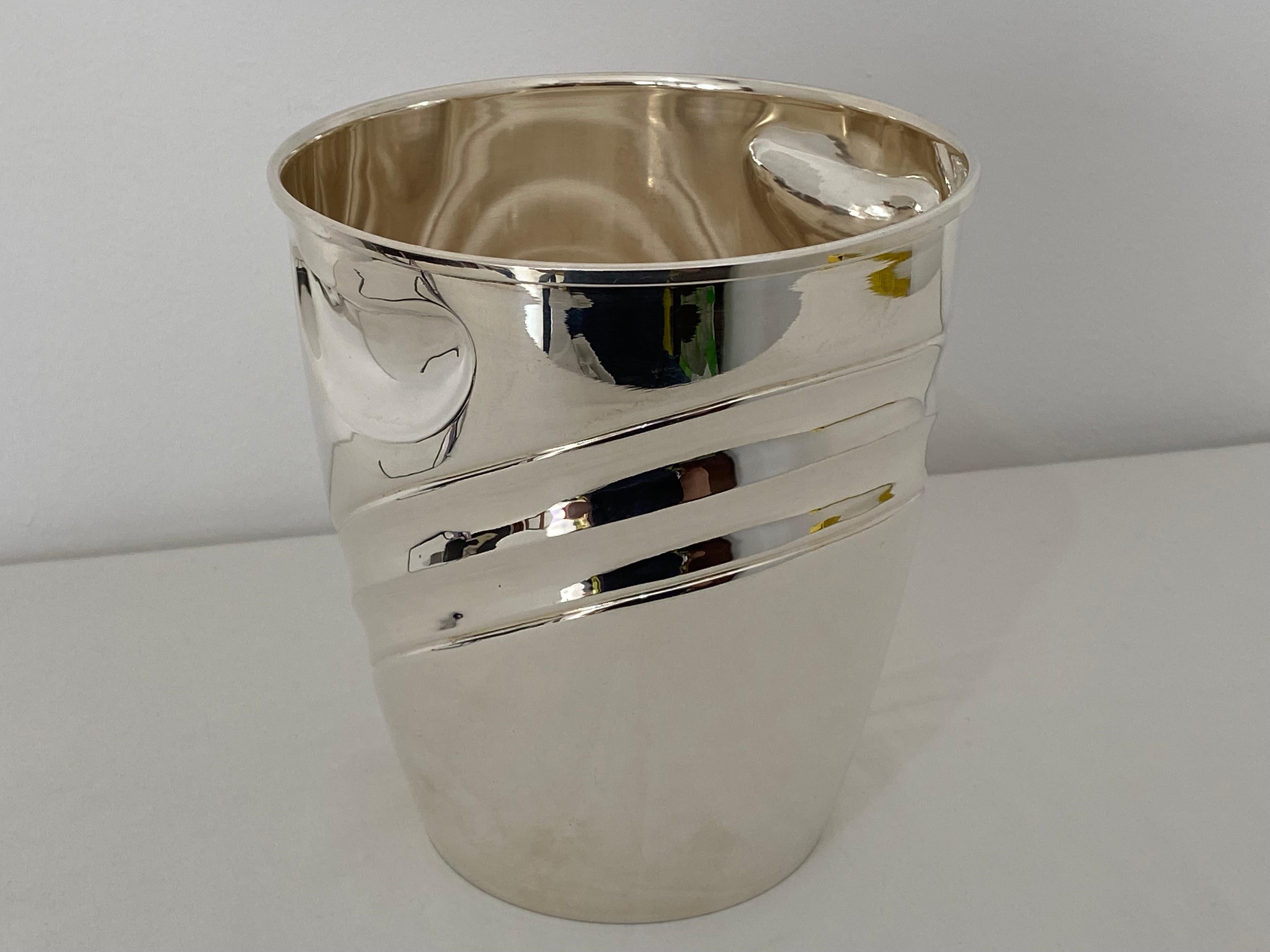Champagne Bucket in 925 Silver For Sale 3