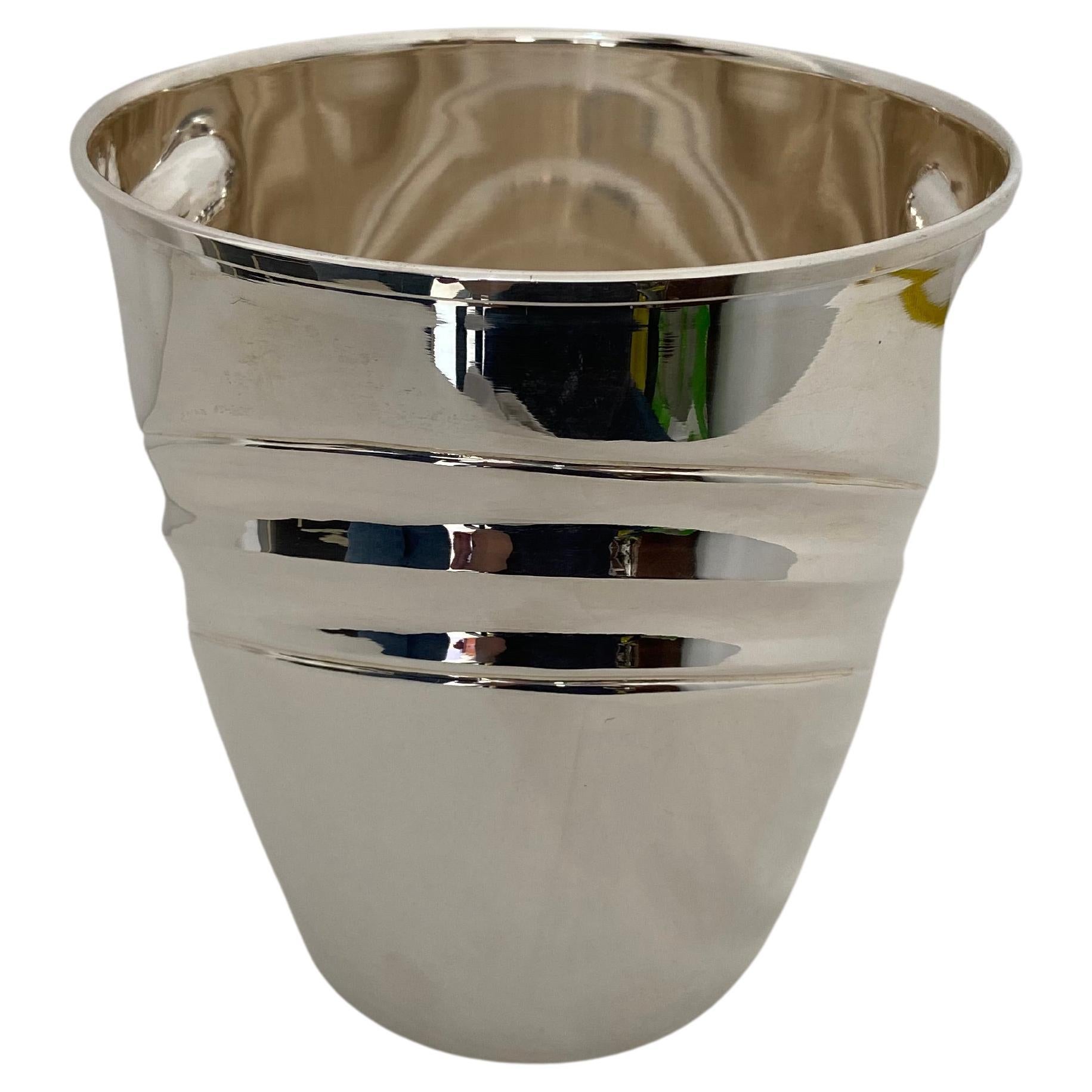 Champagne Bucket in 925 Silver For Sale