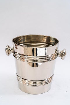 Cubo de champán redondo, años 20 'Alpaca