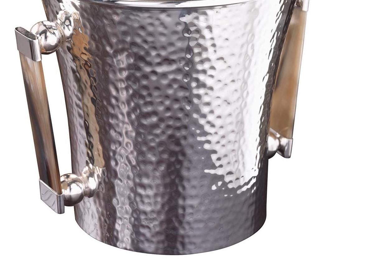 Italian Champagne Bucket with Horn Handles