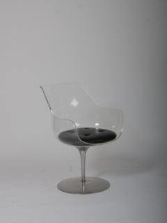 Champagne chair by Erwine and Estelle Laverne for Formes Nouvelles, circa 1962