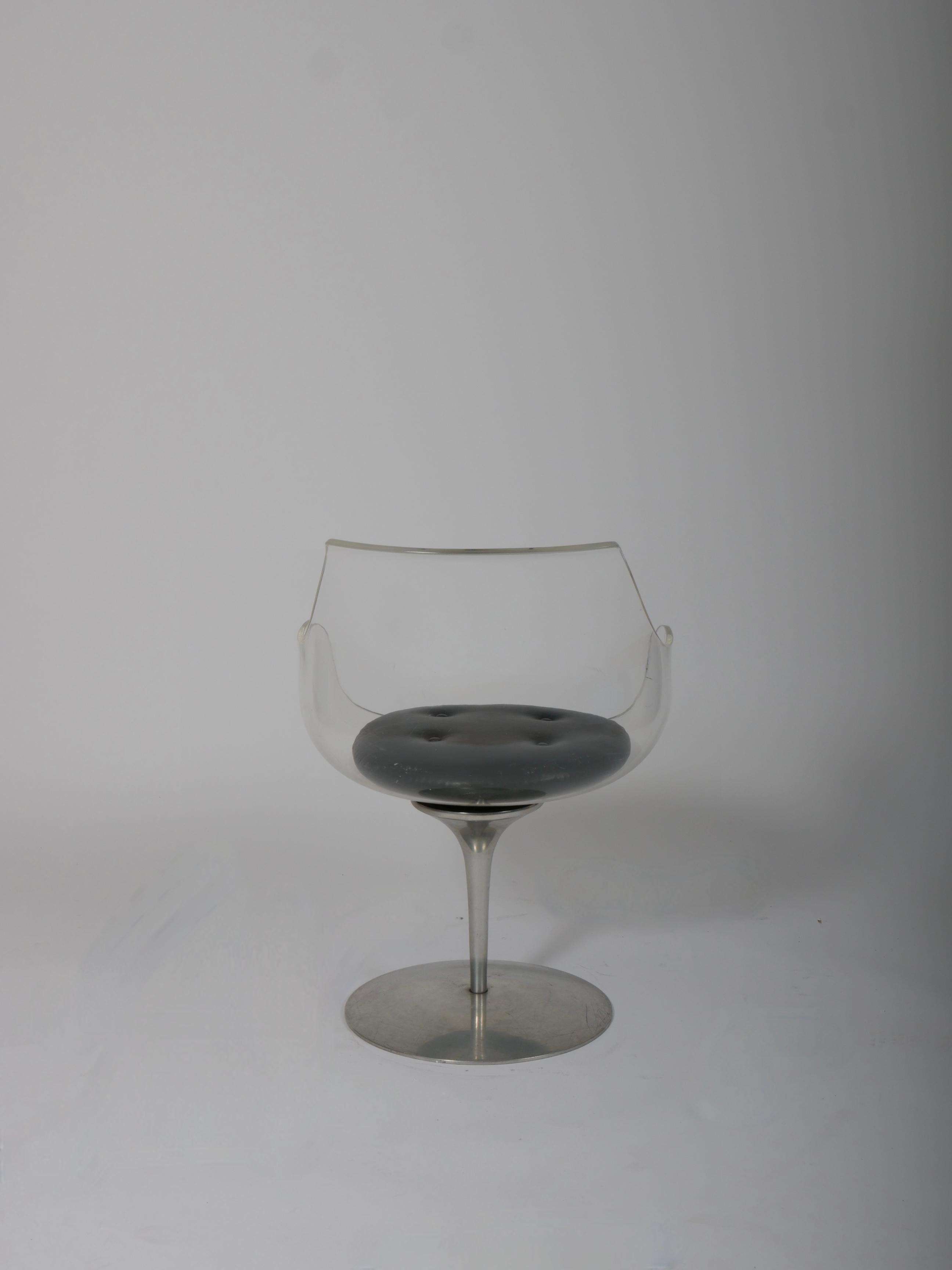 Champagne chair by Erwine and Estelle Laverne for Formes Nouvelles ...