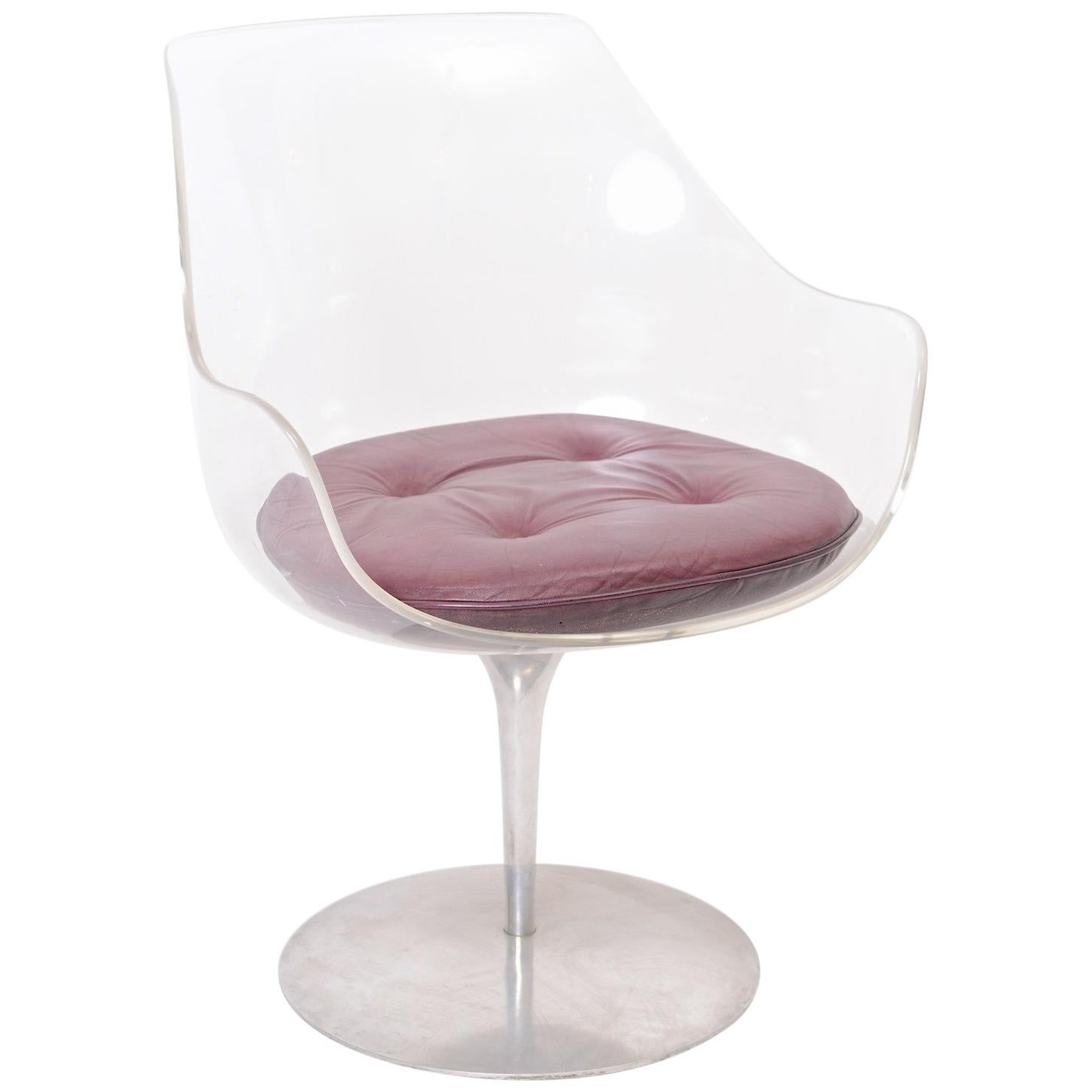 Champagne chair by Erwine and Estelle Laverne for Formes Nouvelles, circa 1962