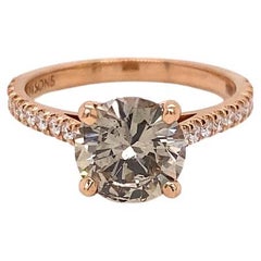 Used Champagne Colored Diamond Ring
