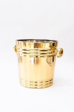 Raffreddatore per champagne in ottone di Vienna, anni '20 circa