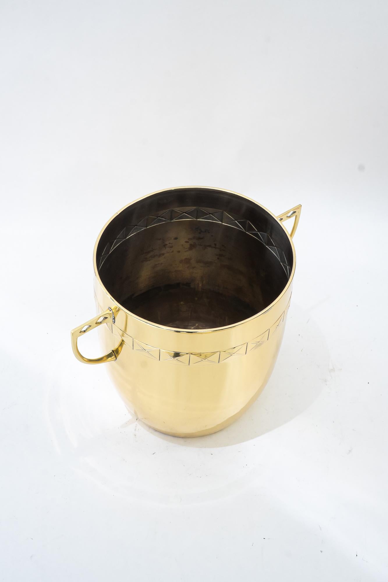 Champañera de latón viena hacia 1920 Austríaco en venta
