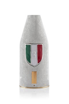 Champagne Cooler Handcrafted, Centerpiece in Pure Silver, Luxury Gift Idea Italy