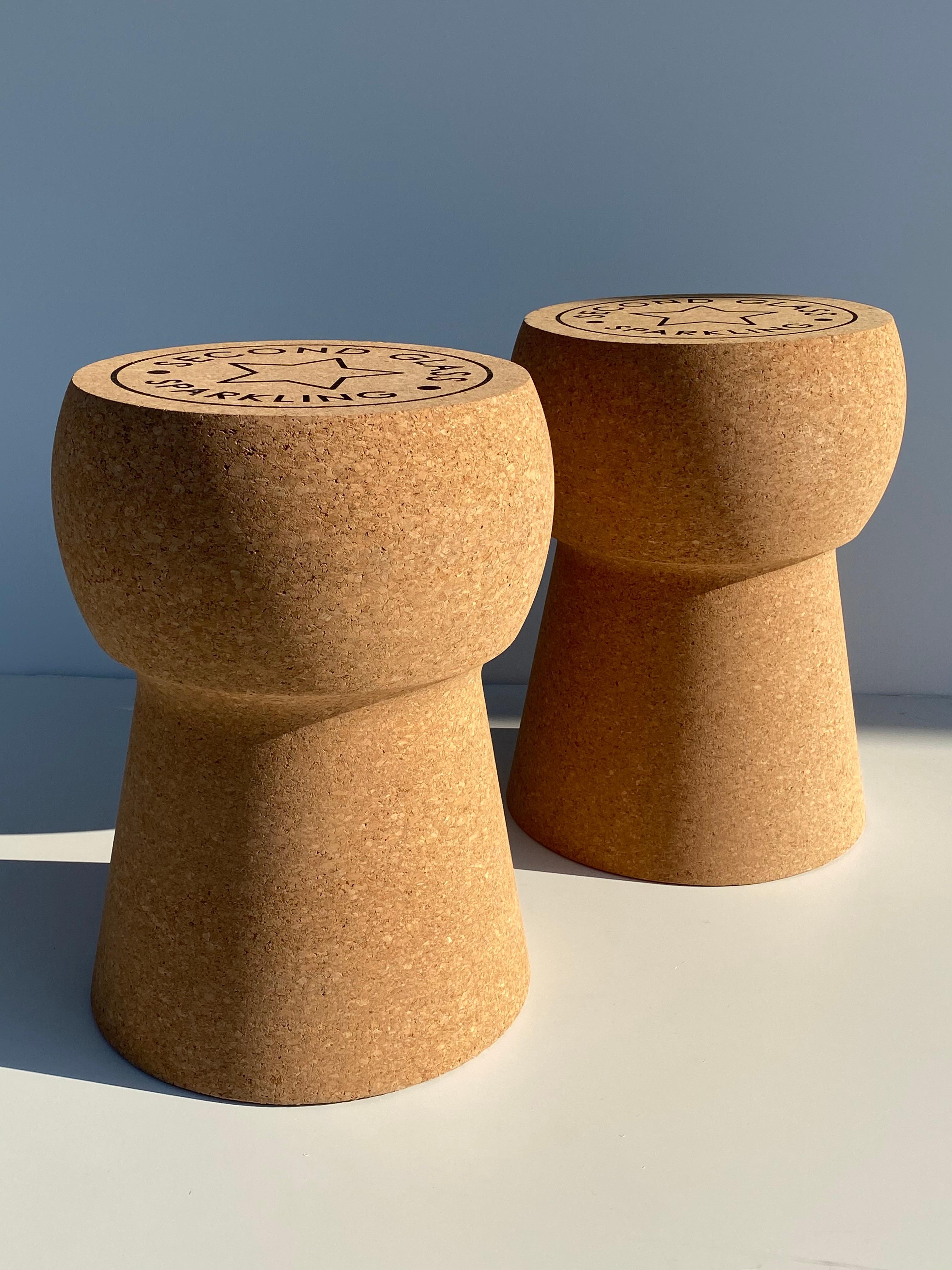 Champagne Cork Table or Stool 1