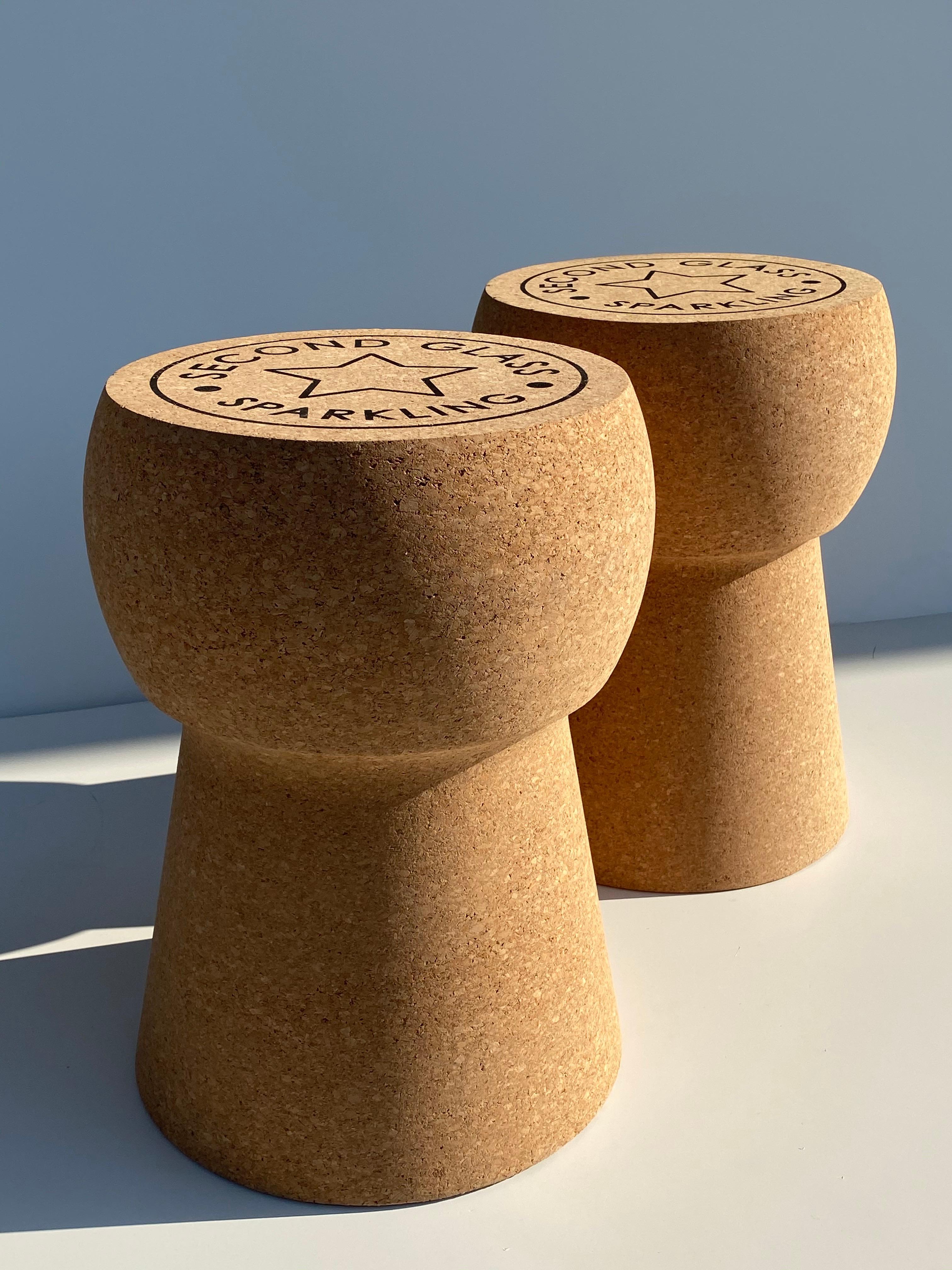Champagne Cork Table or Stool 3