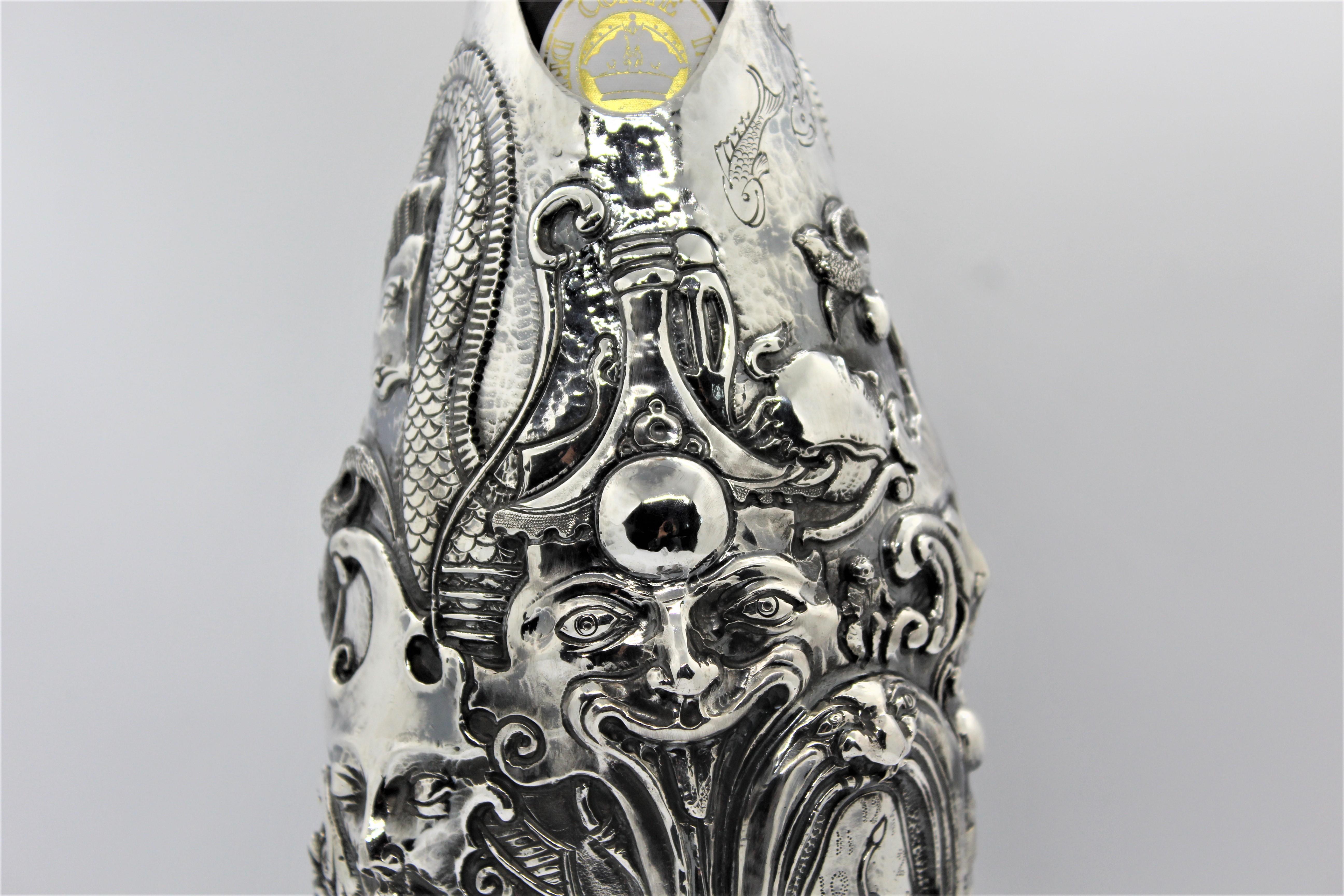 K-OVER, 21. Jahrhundert, massives reines Silber, Fantasie, Italien (Zeitgenössisch) im Angebot