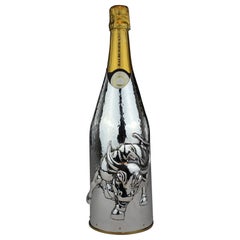 Champagne Bottle Cover, Luxury Corporate Gifts, Silver, Wall Street, Italy